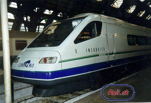 ETR 470 Cisalpino v žst. Zürich HB (február 1999)