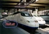 2 Súpravy TGV AVE 100 v žst. RENFE Madrid Puerta de Atocha