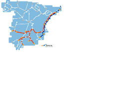 Mapa tratí Arco