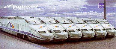 Súpravy TGV Euromed           © RENFE