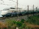 Súprava TGV EUROMED pri žzast. RENFE CUBELLES
