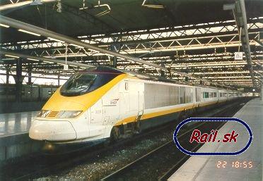Súprava TGV Eurostar 3228 v žst. SNCB/NMBS Bruxelles Midi/Brussel Zuid (© Addams - 2000) (2)